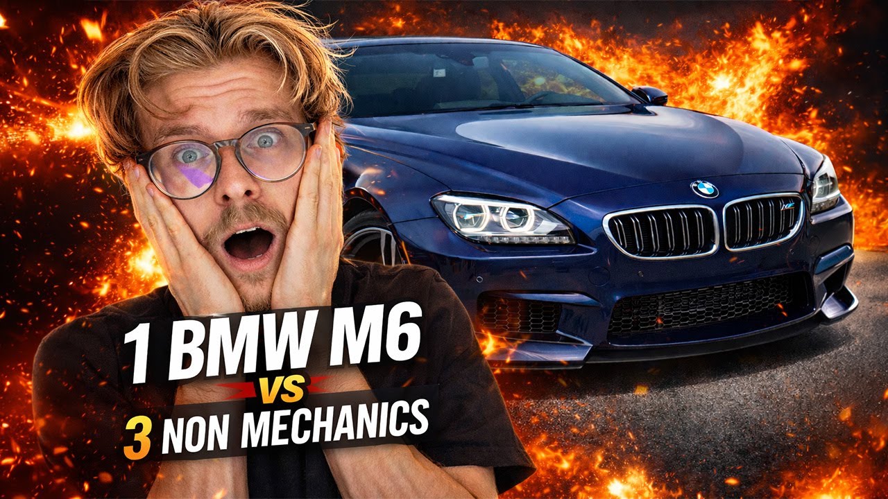1 BMW M6 против 3 немехаников