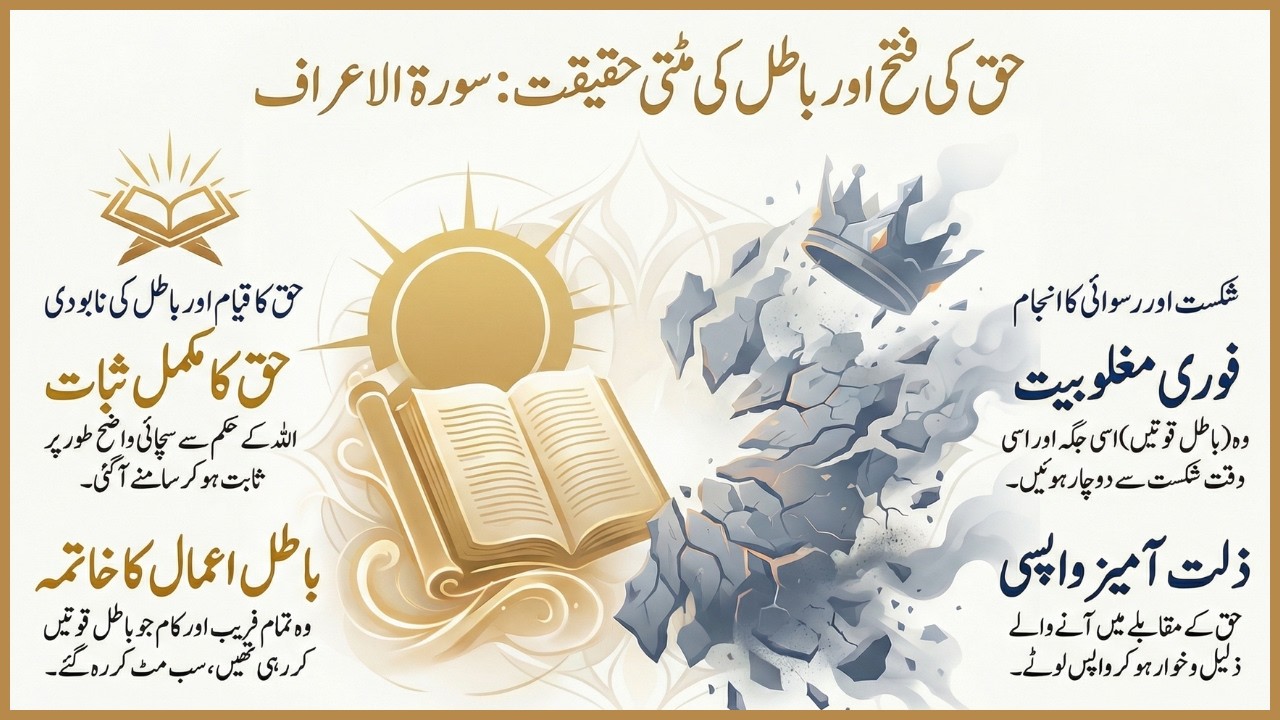 Surah Al-A‘raf Ayat 118-119 | Para 09 | The Total Defeat of Falsehood | Noor & Rahema Podcast