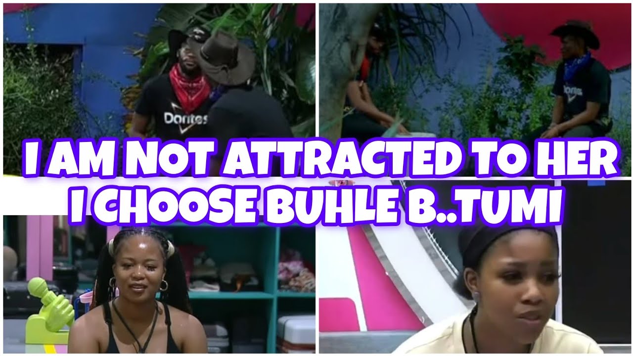I AM NOT ATTRACTED TO LIEMA...TUMI REVEALS TO QUE AS BOTH DISCUSS 