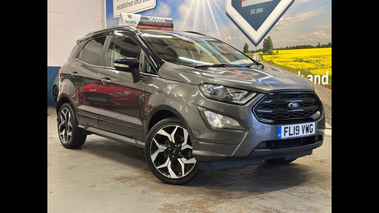 FORD ECOSPORT 1.0T EcoBoost GPF ST-Line SUV 5 Door Petrol Manual Grey Euro 6 1 Former Keeper