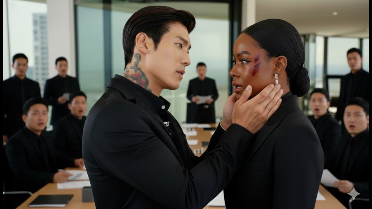 Afrokorean Mafia boss freeze mid meeting after seeing bruise on his black assistant what he did next