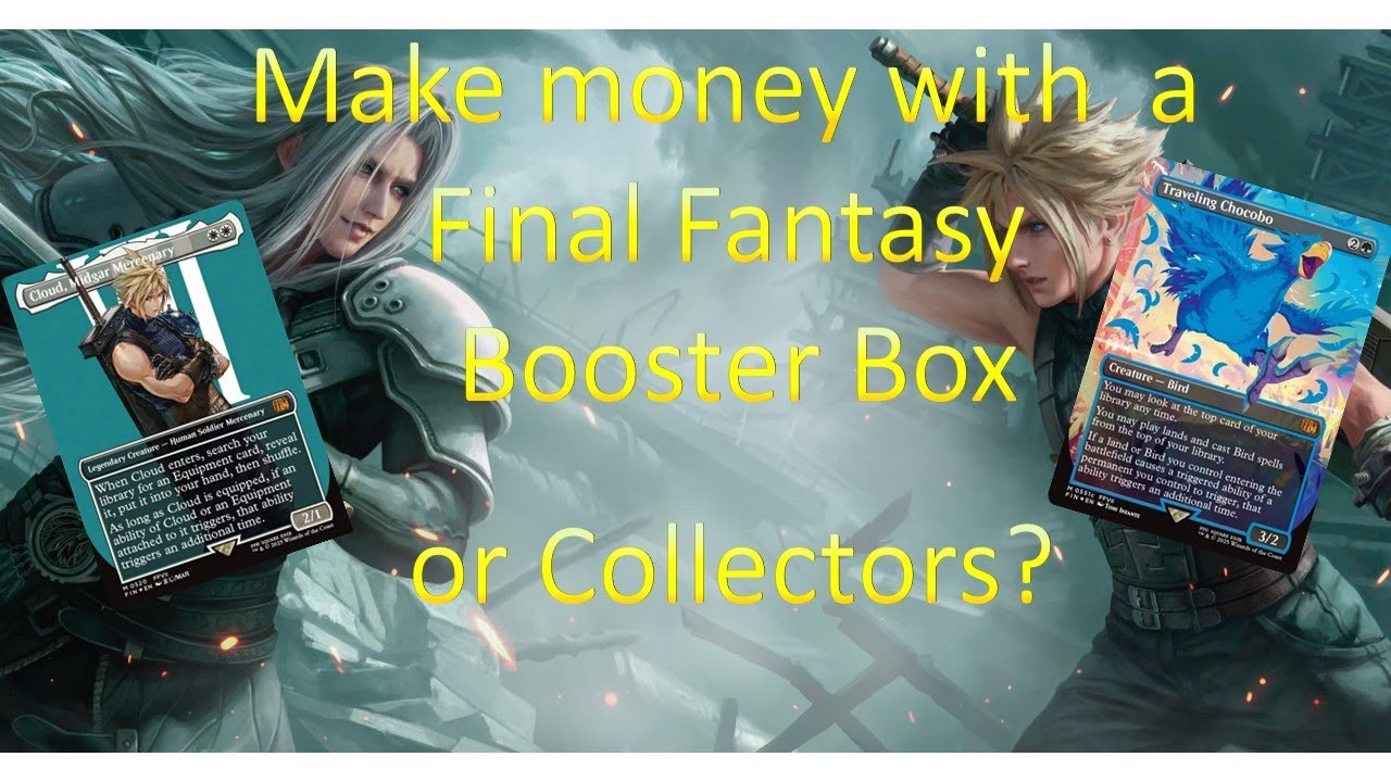MTG Final Fantasy Play Booster Box and Collectors opening!