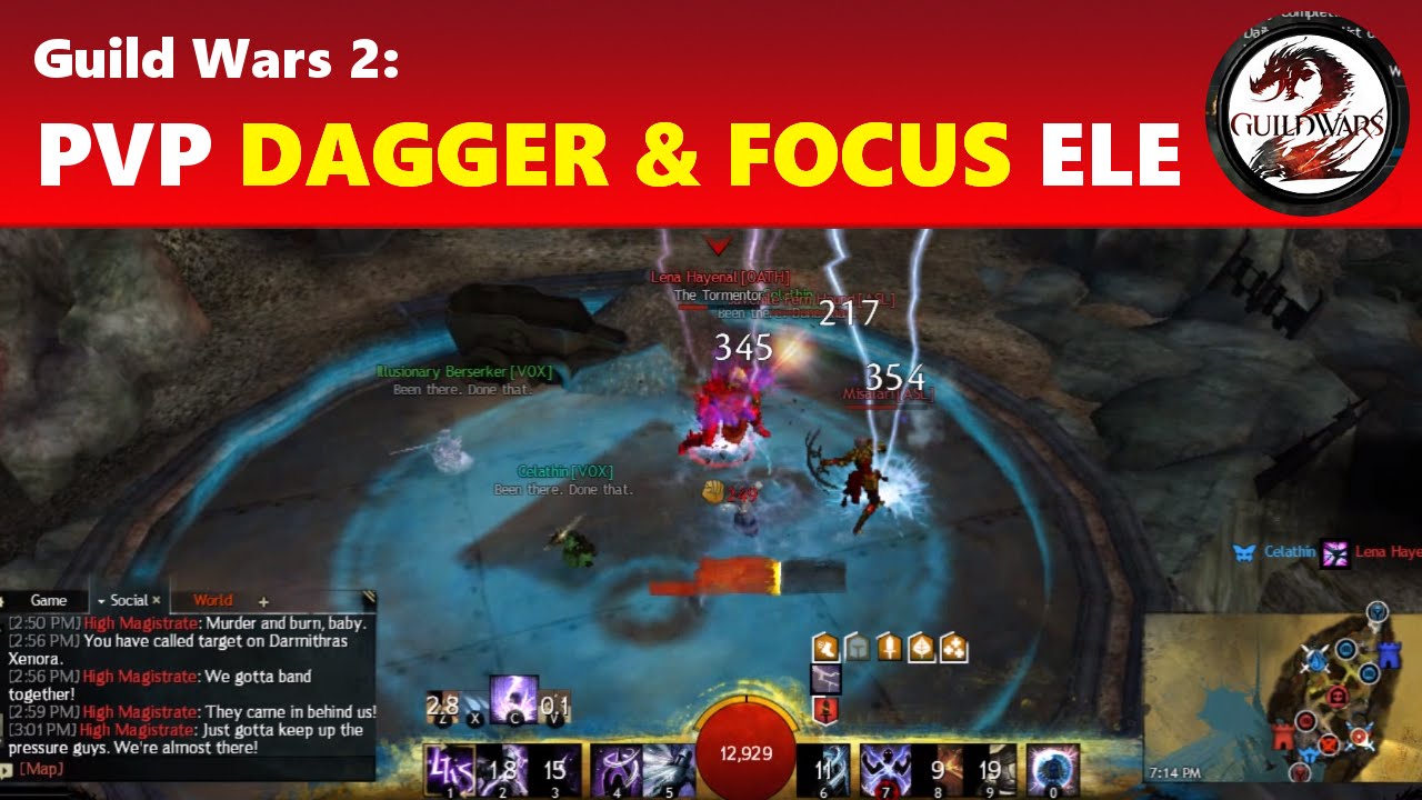 Guild Wars 2: Dagger/Focus Elementalist PVP Build & Guide 2016 OUTDATED (NEW VERSION AVAILABLE)