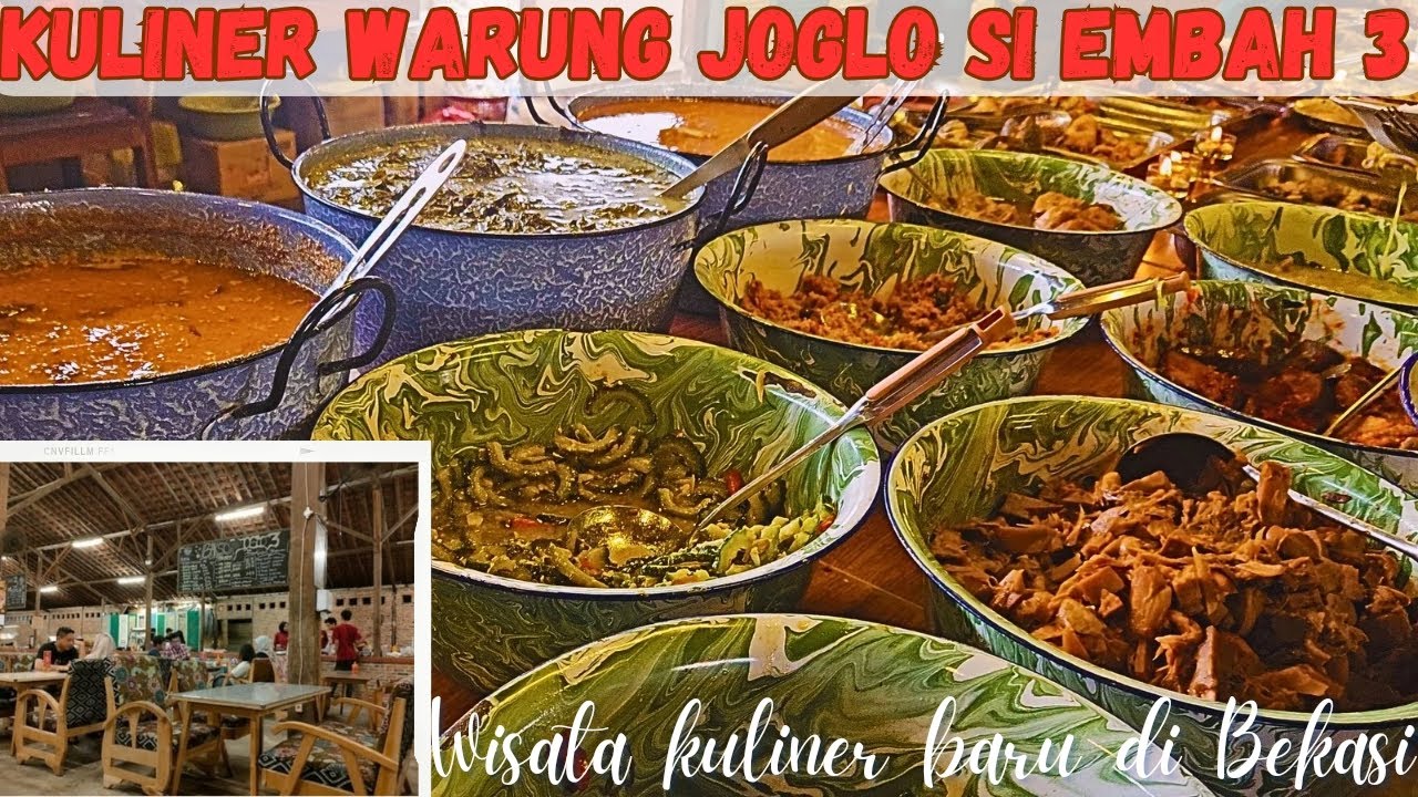 Tempat dan makanan wajib di Bekasi, warung joglo si embah, wisata kuliner khas jogja tapi di Bekasi