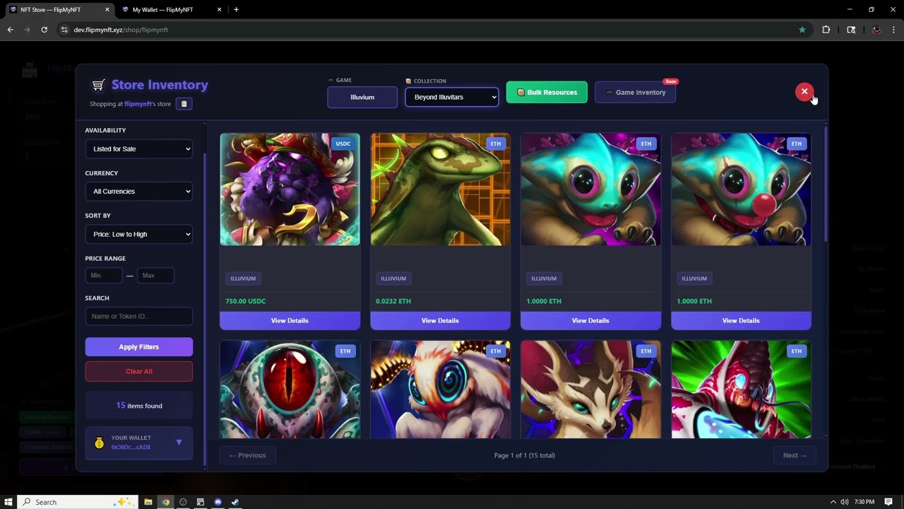 Illuvium Illuvitar Dream - Virtual Automated Marketplace Dance Party
