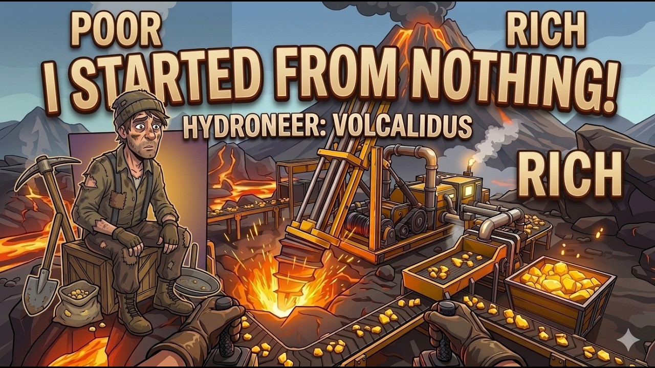 I Started From NOTHING in Volcalidus! ⛏️🔥  Hydroneer Journey to Volcalidus S1 E1