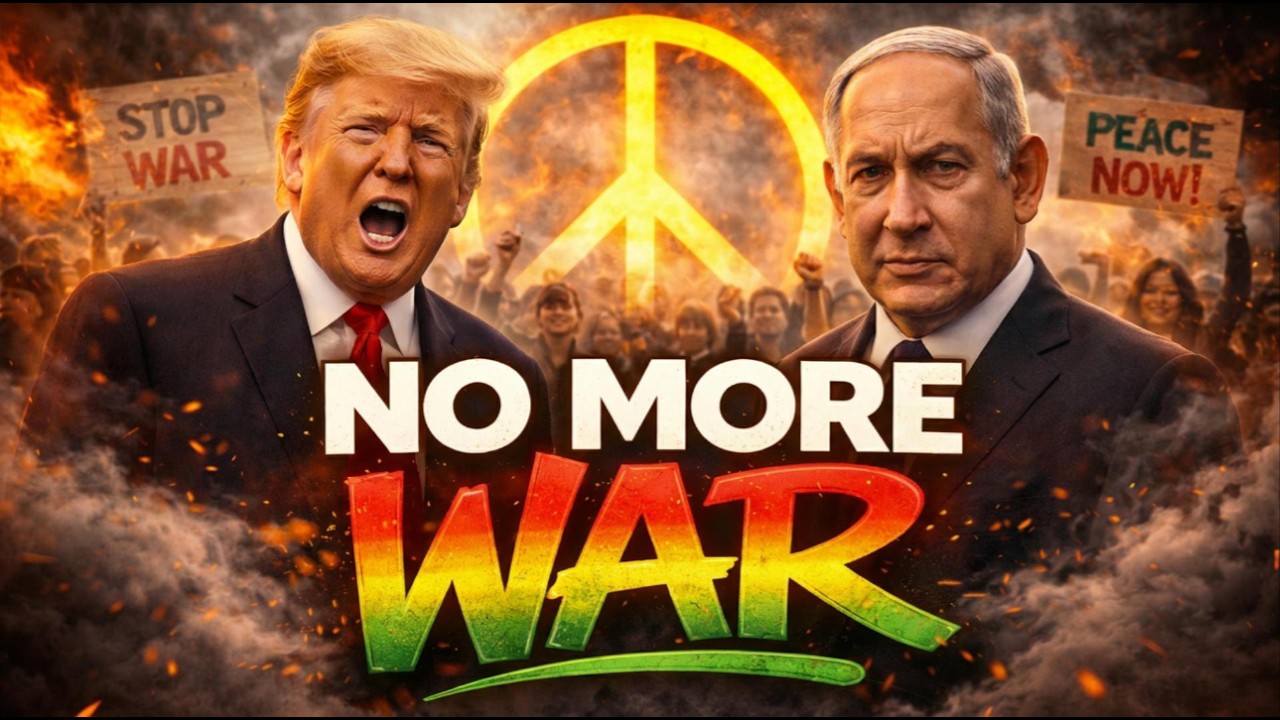 Reggae Message Song -Trump, Netanyahu & the Call for PEACE | NO MORE WAR🔥