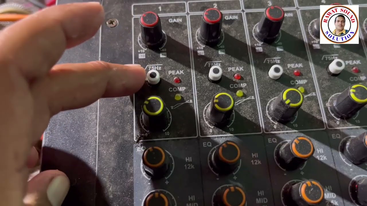 studiomaster 1222 live setting ,बोलने गांने की सेटिंग कैसे करें .orb 1222mixer