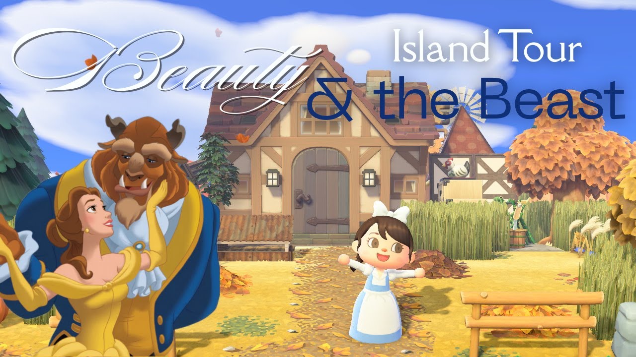 Tale as Old as Time 🌹 ACNH Island Tour Beauty & the Beast | Animal Crossing: New Horizons Gameplay