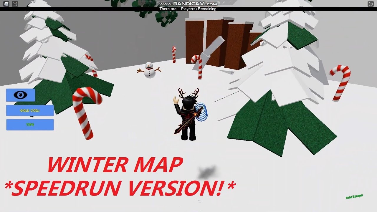 [Roblox] Beat the Winter Map❄️ At Acid Escape~ (*SPEEDRUN VERSION!*)
