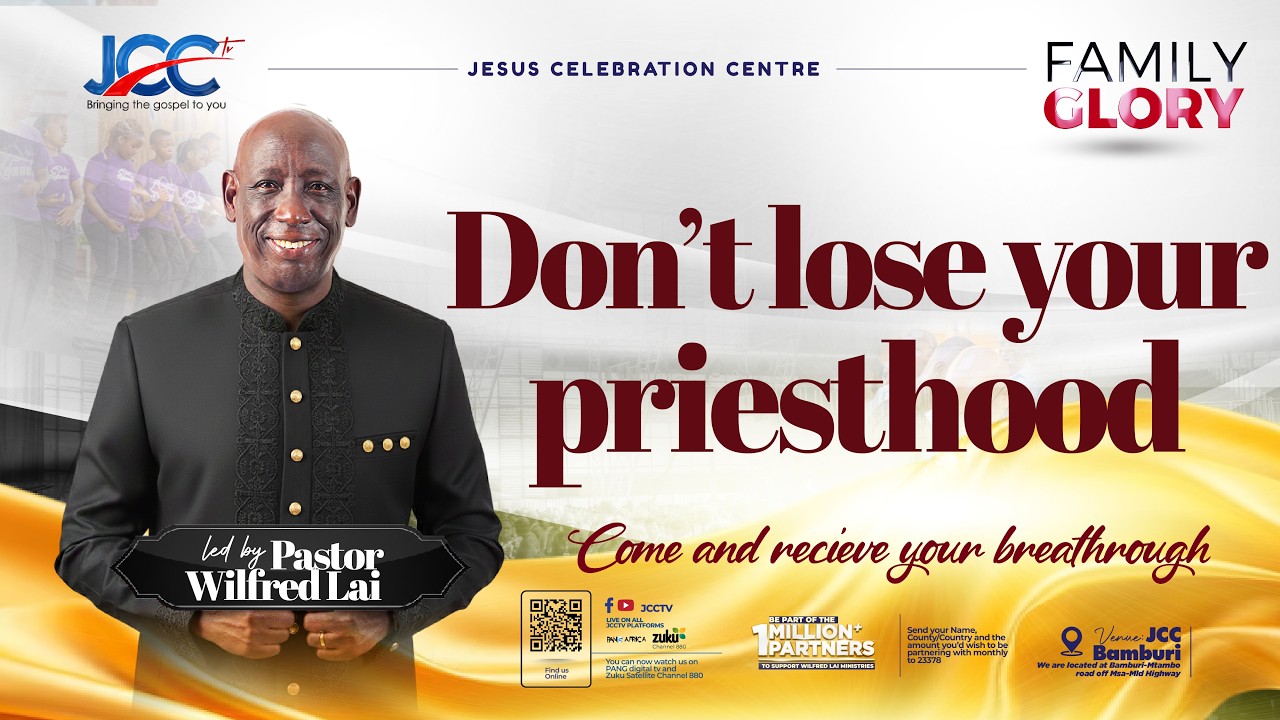 Don't Lose Your Priesthood &mdash; Pastor Wilfred Lai || Family Glory Service