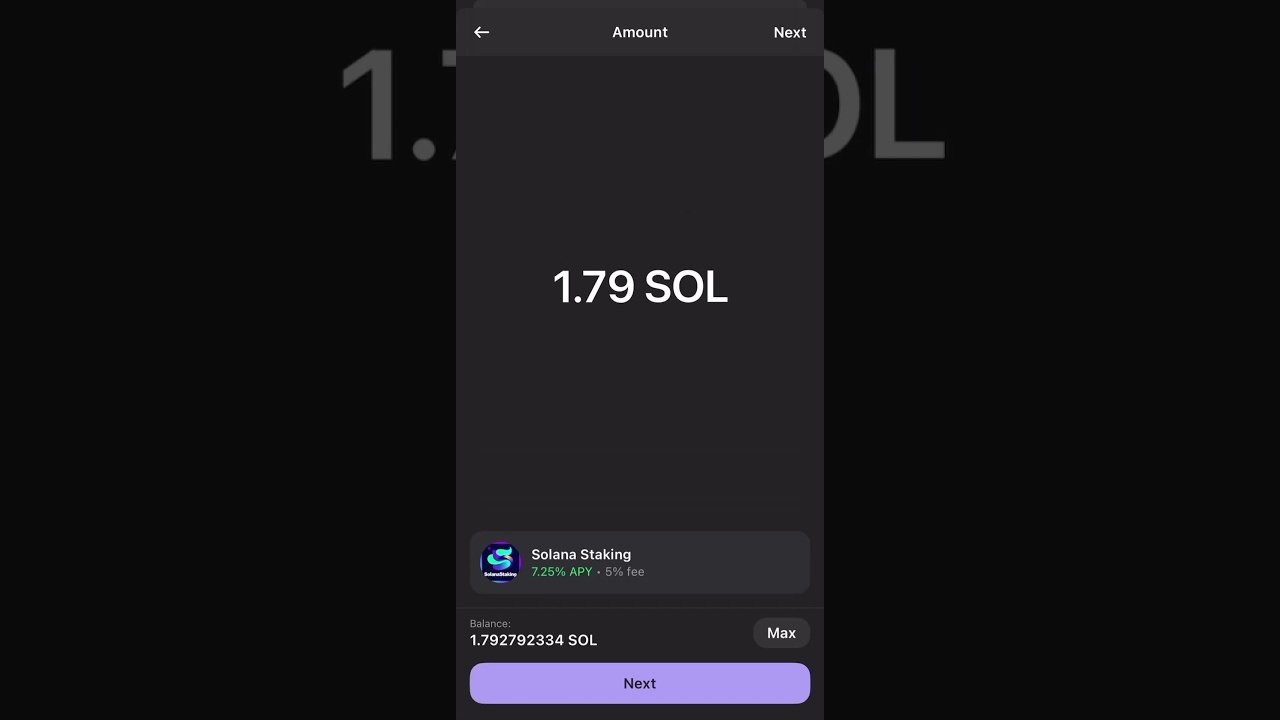 How to stake your #Solana on #phantom so you can earn 7.5% more! Stake with SolanaStaking.com