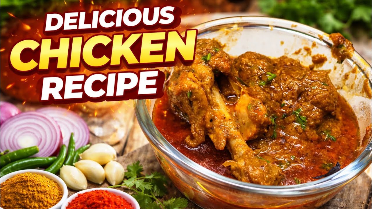 Chicken Masala Gravy | Chicken Handi | Chicken Murg Recipe  | Easy chicken recipe Must Try 