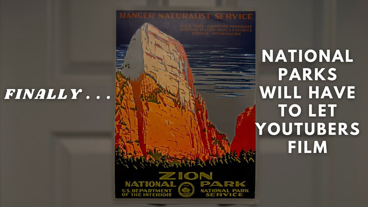 YouTubers might be filming in National Parks again soon.