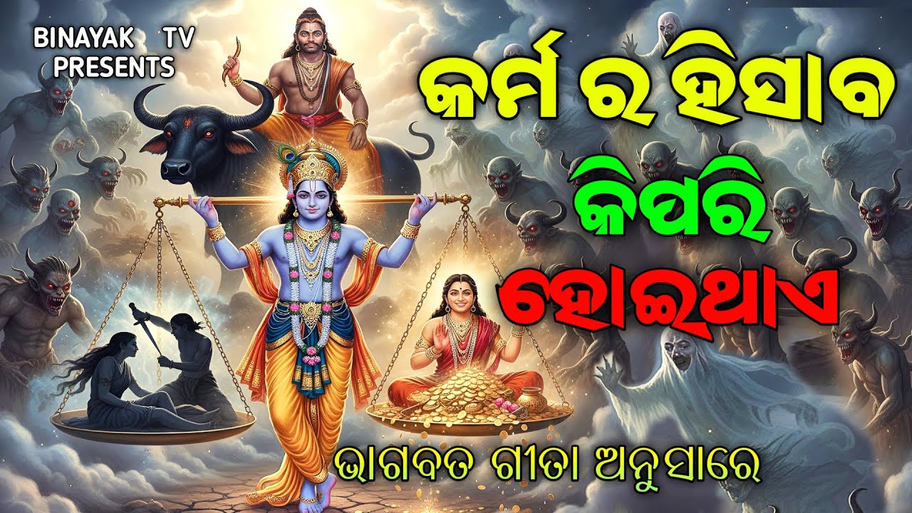 କର୍ମର ହିସାବ କିପରି ହୁଏ | How is karma calculated? | Lord Krishna Life-changing Gita Gyan | Binayak TV