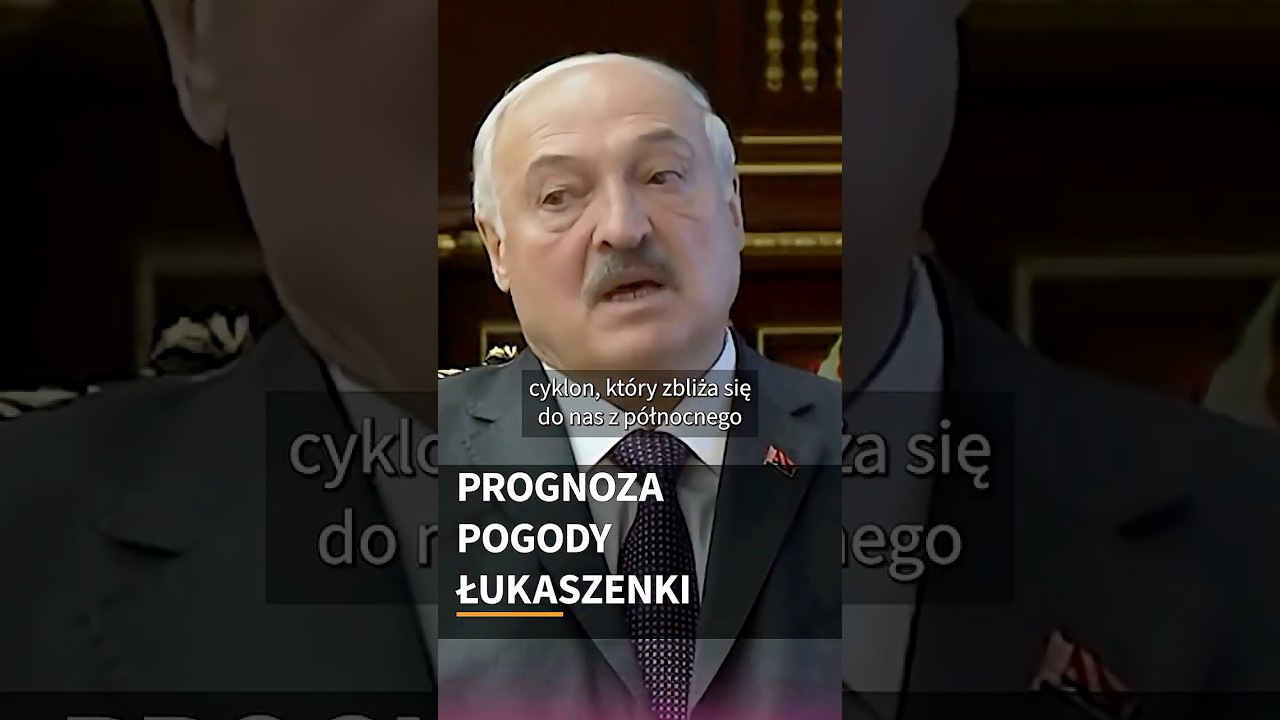 Łukaszenka został synoptykiem / Biełsat, Białoruś