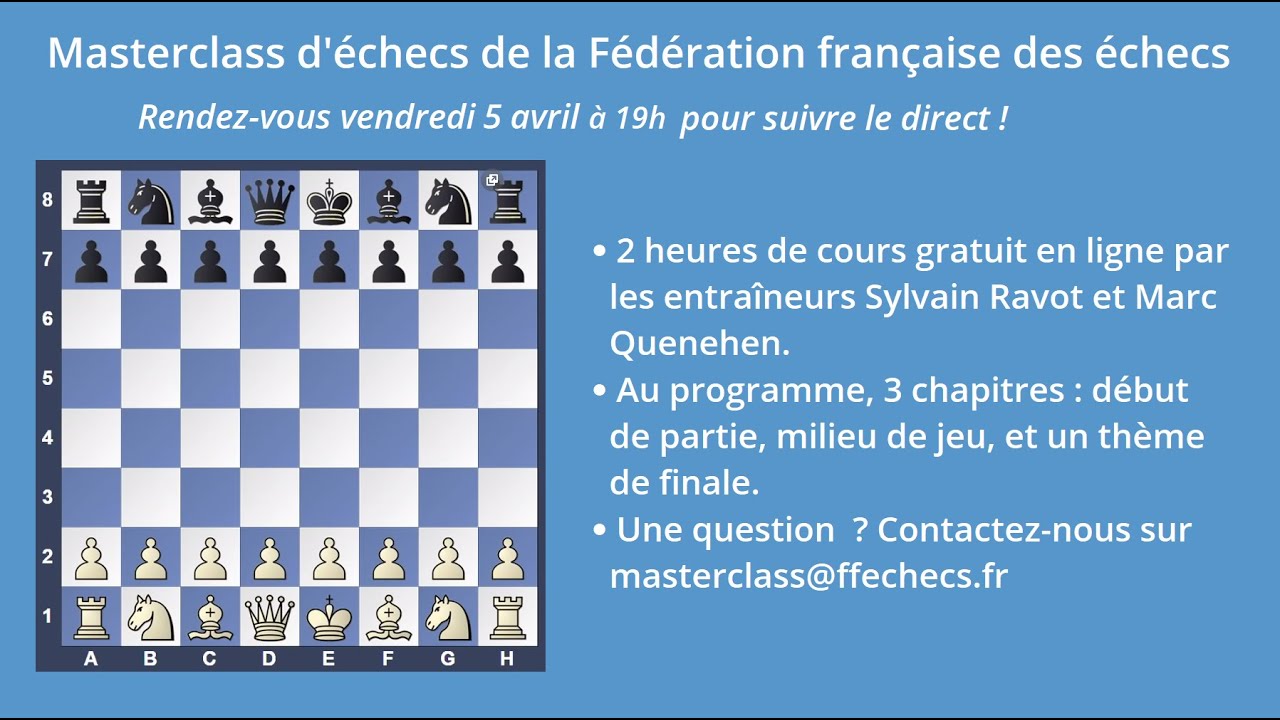 7e Masterclass FFE : Avril 2019 - Le test