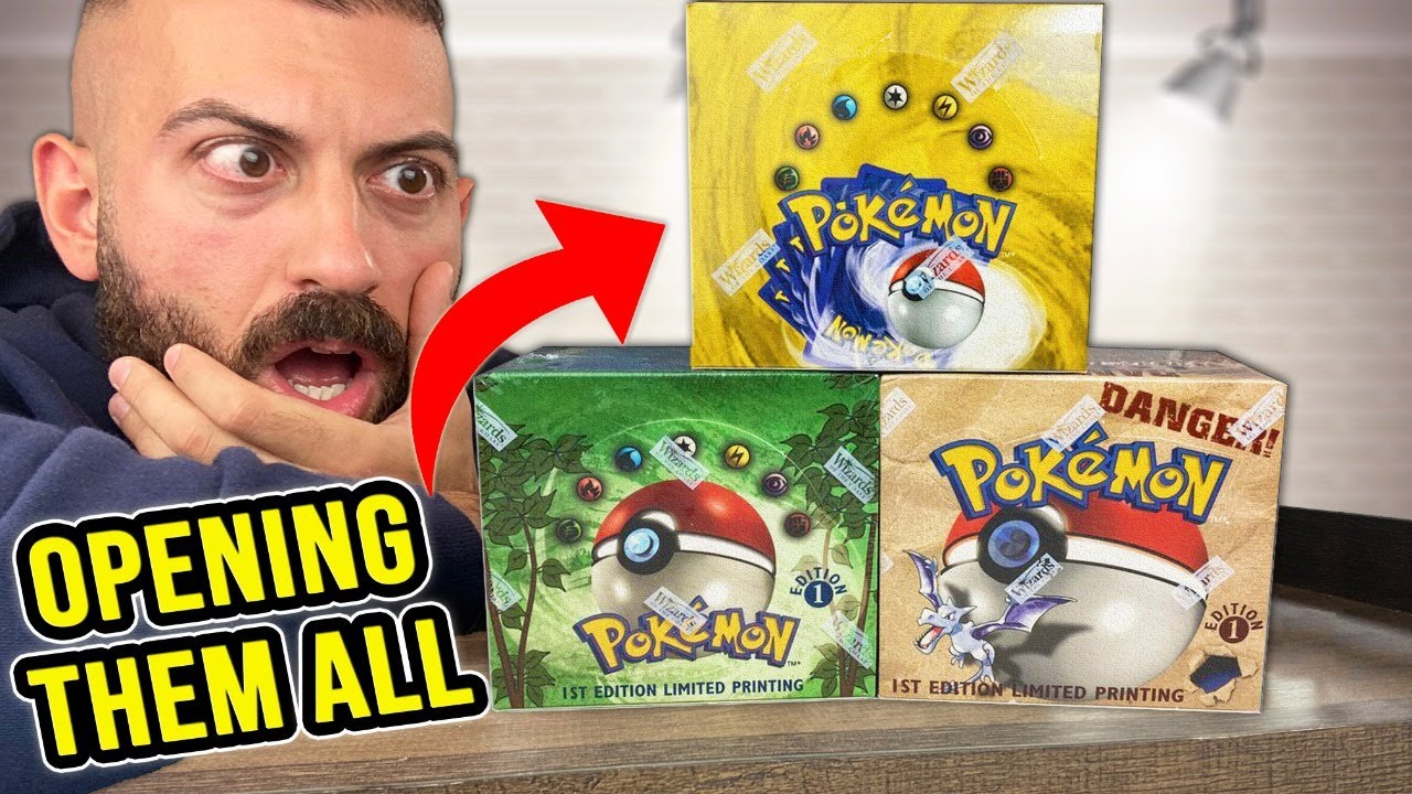 Opening EVERY Pokemon Cards Box From 1999!