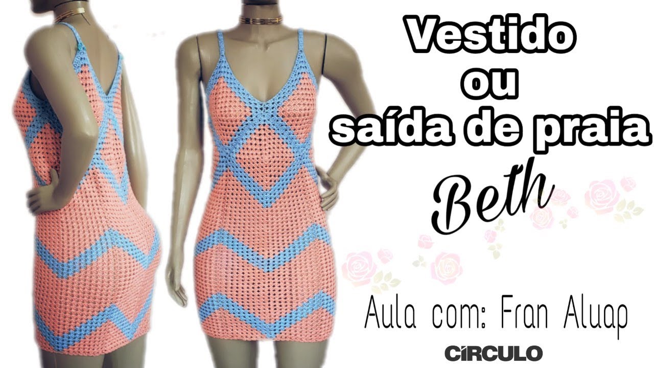 Vestido Beth - saída de praia - Fran Aluap