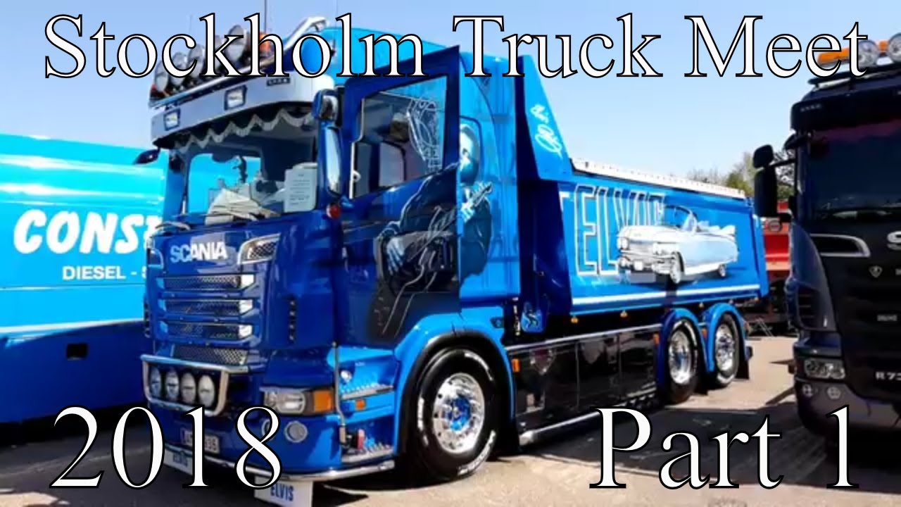 #17 Stockholm Truck Meet 2018 Part 1 (4K)