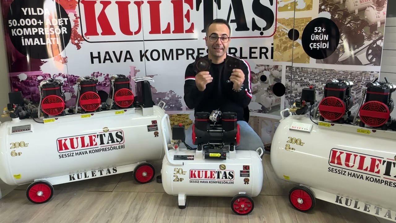 Kompresör Almadan KESİNLİKLE izleyiniz.. KULETAŞ 50 Litre Premium