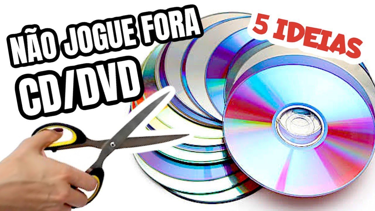 CDS VELHOS ??? NAO JOGUE FORA !!!TENHO 5 IDEIAS PARA VOC&Ecirc; !!!