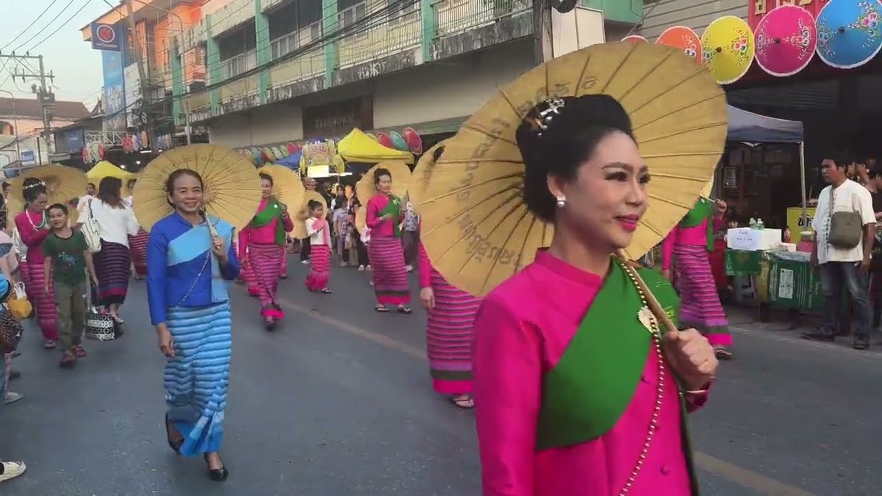 Bo Sang Umbrella Festival in Chiang Mai Province, Thailand 2026