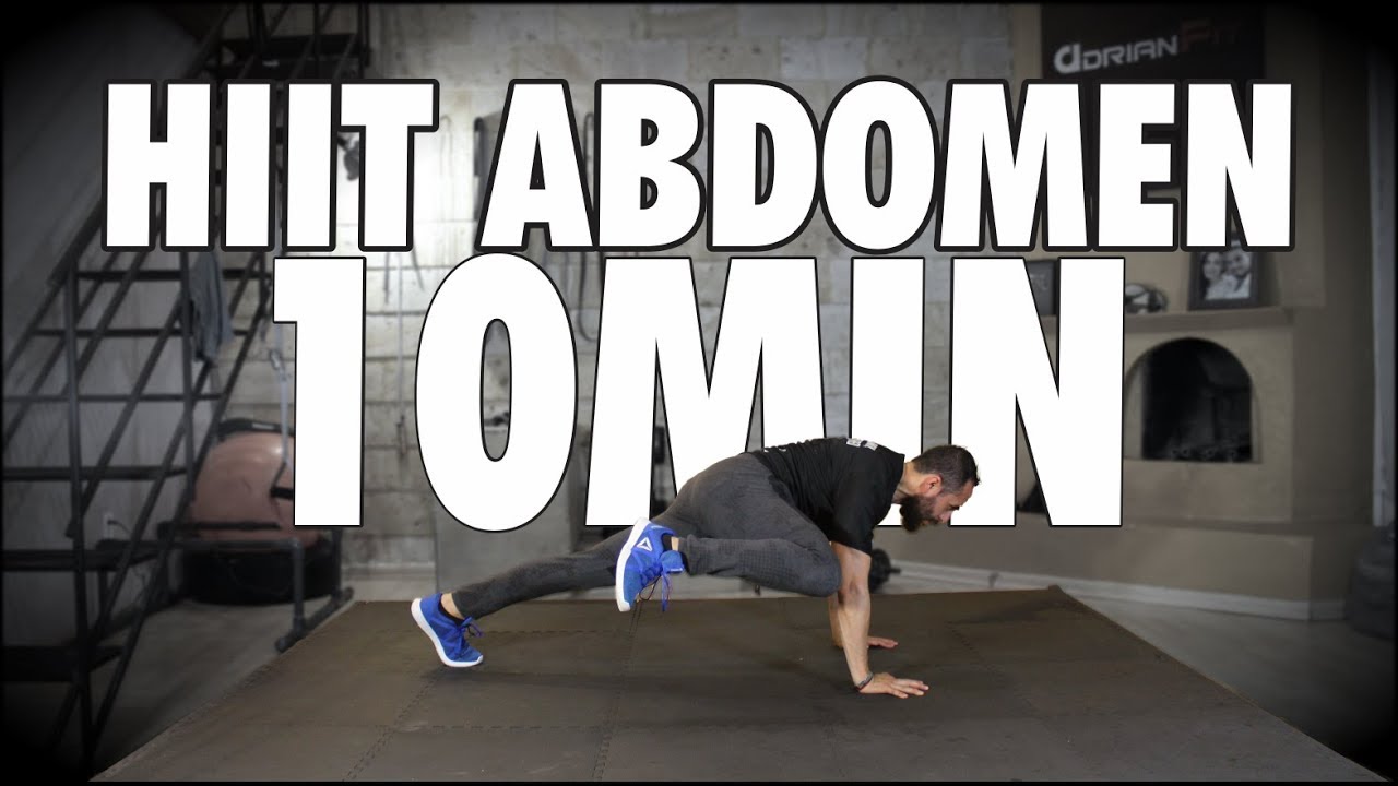 HIIT de Abdomen 10 Minutos // QUEMAGRASA