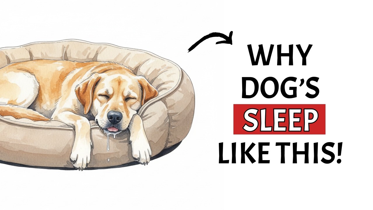 What Your Dog Is Trying To Tell You, By The Way It Sleeps!