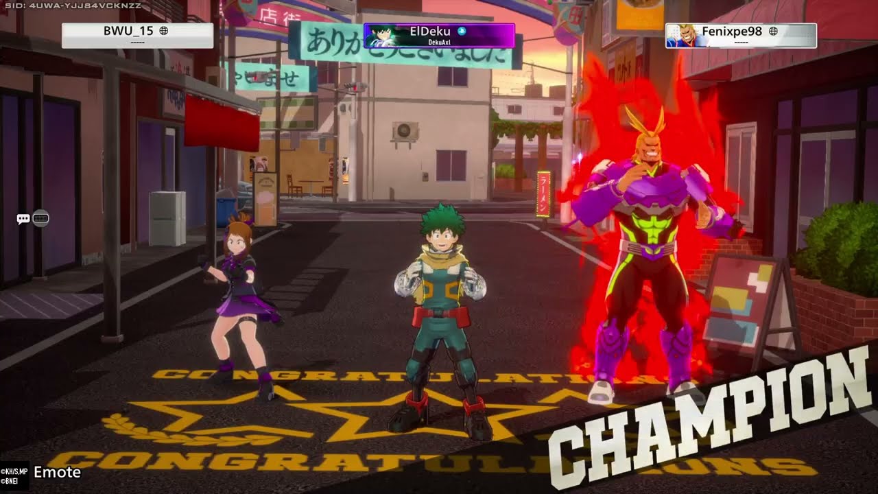 MY HERO ULTRA RUMBLE Season 14 Deku OFA Last mach to ACE Rank