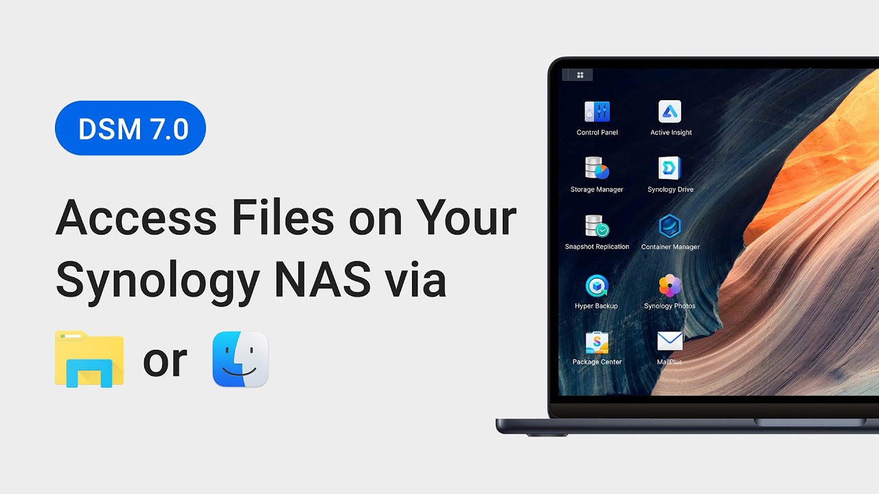 How to Access Files on Your Synology NAS via Windows File Explorer or Mac Finder  - DSM 7.0