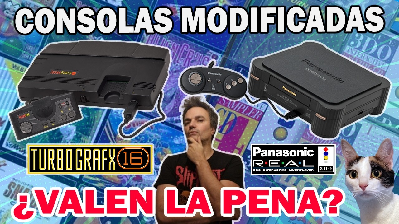 Cacharreamos Dos Consolas Modificadas -  PANASONIC 3DO - TURBOFRAFX