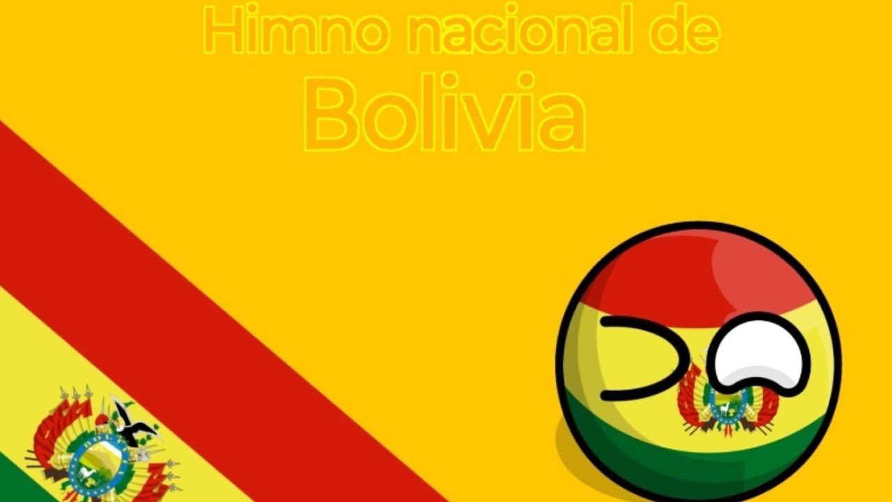Himno Nacional de Bolivia versi&oacute;n Countryballs 