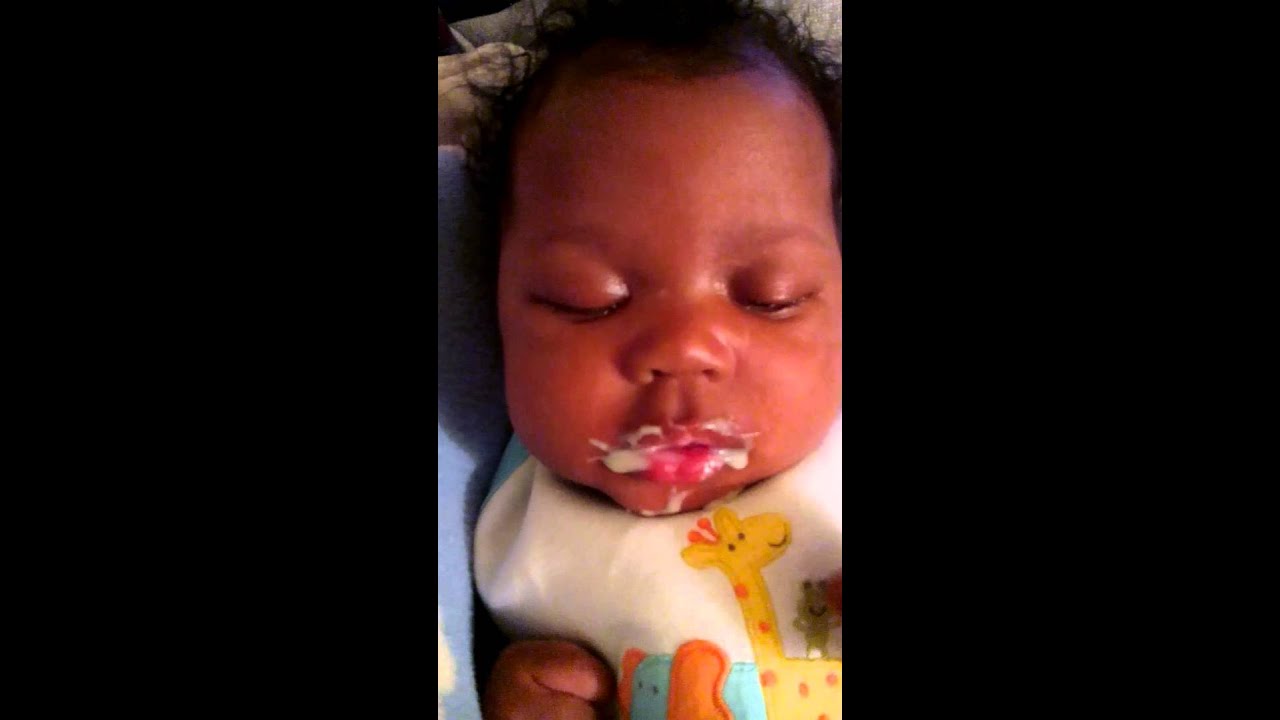 2 months eating rice cereal