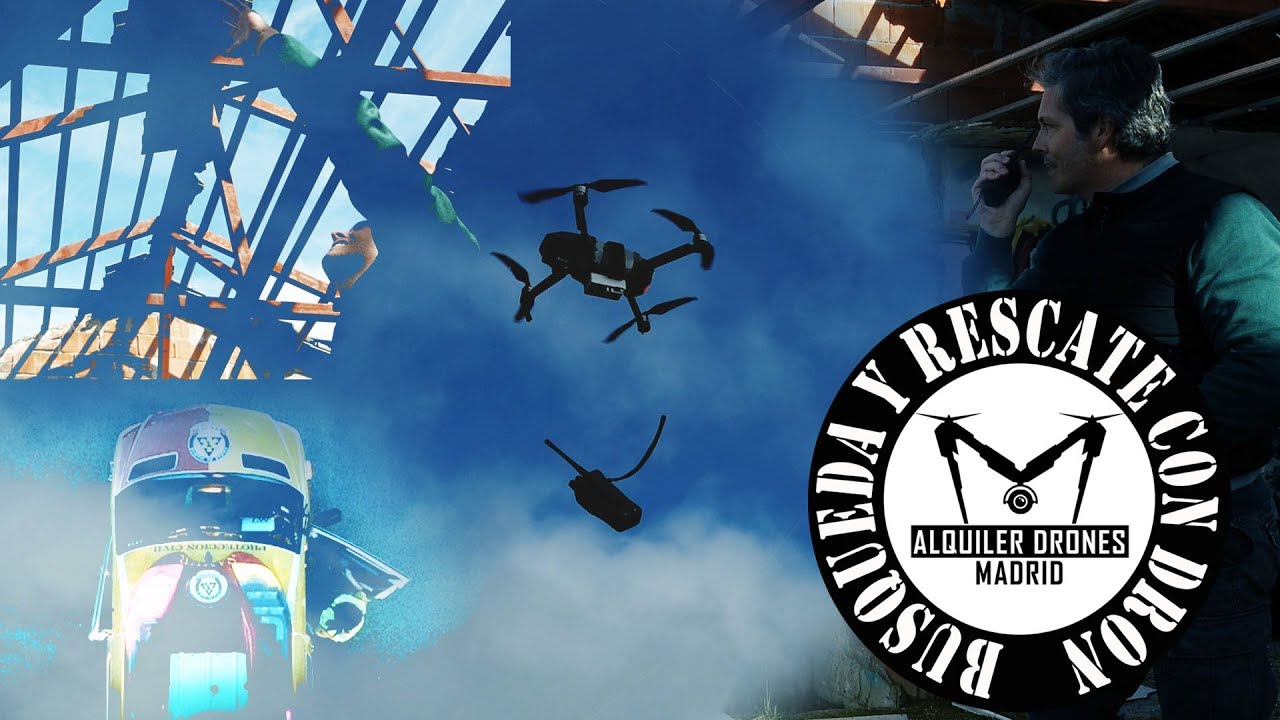 Simulacro de rescate y salvamento con Dron