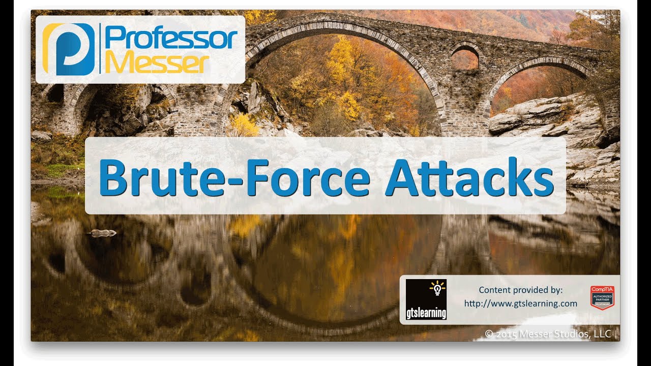 Brute Force Attacks - CompTIA Network+ N10-006 - 3.2