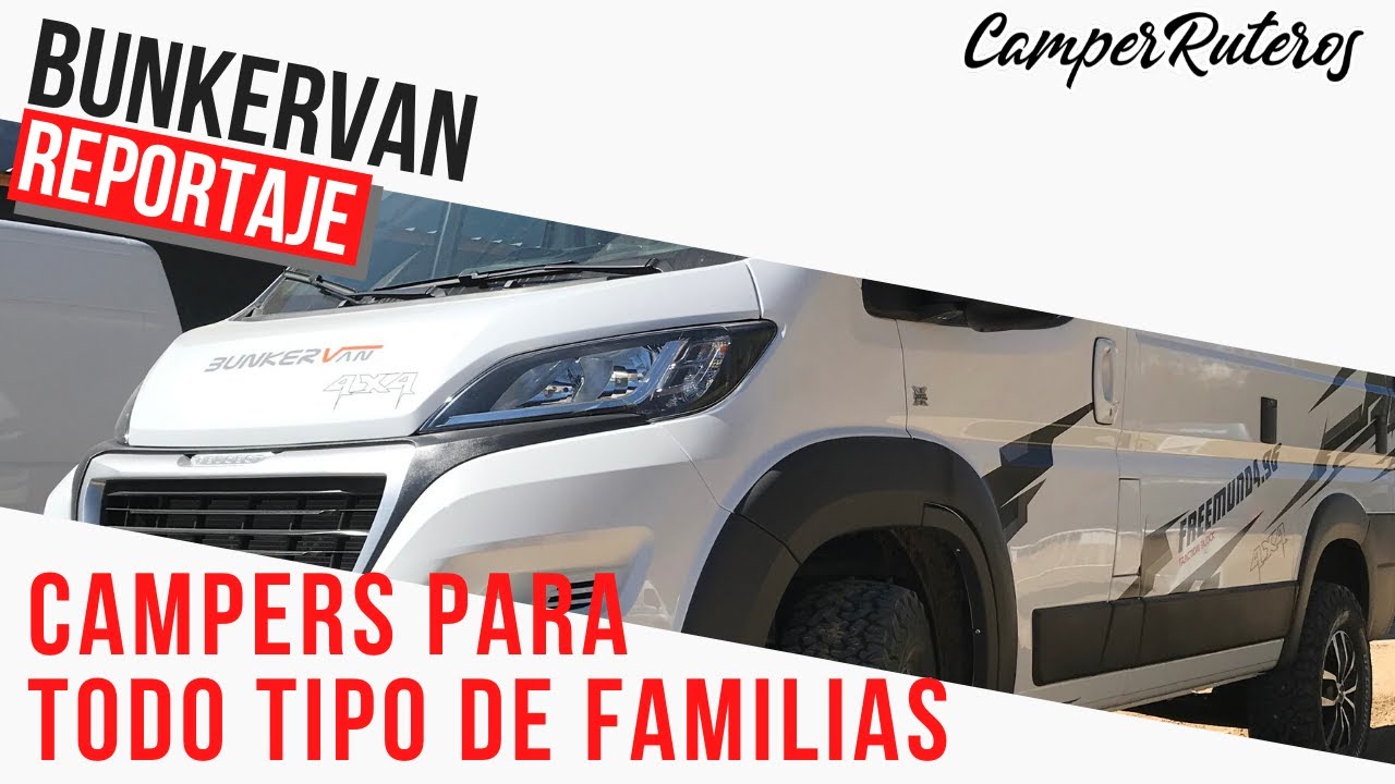 👉Peugeot Boxer CAMPER by Bunkervan 🚐[Reportaje] Furgonetas CAMPER para 4 personas y 4x4 #146