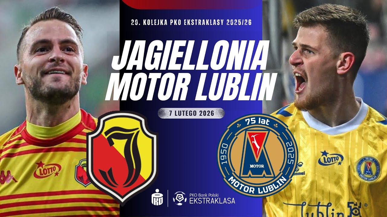 JAGIELLONIA BIAŁYSTOK - MOTOR LUBLIN | 20. KOLEJKA EKSTRAKLASY 2025/26 | RELACJA NA ŻYWO KOMENTARZ