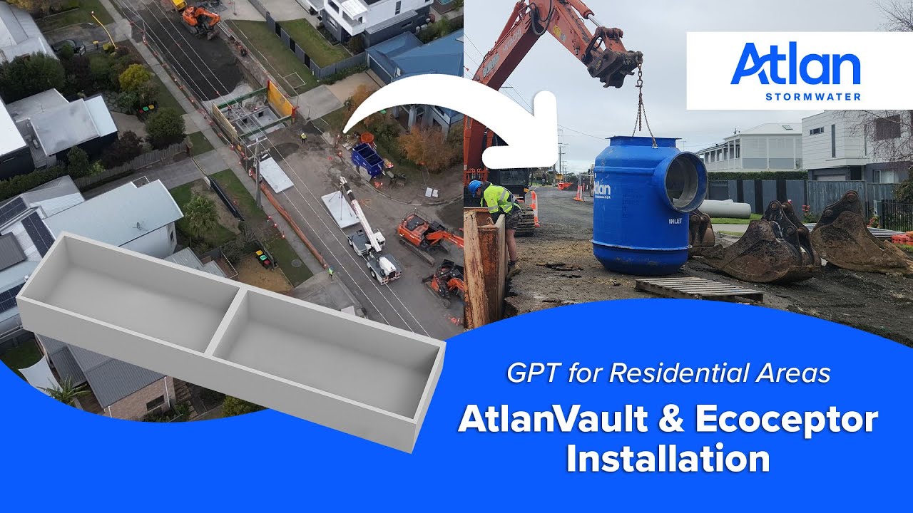 AtlanVault (OSD Tank) and Ecoceptor (GPT): Stormwater Solutions for Live Residential Retrofit