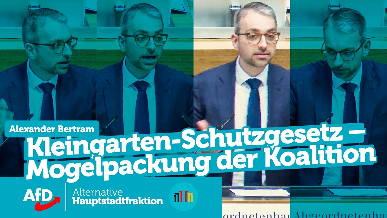 ‼️ Die Koalition liefert nur Scheinschutz für Berliner Kleingärten