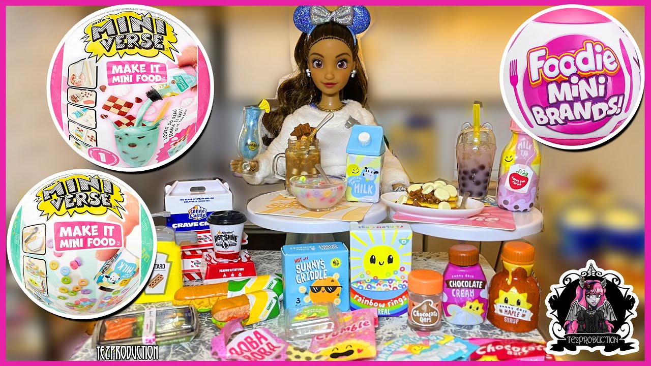 OUVERTURE MINIVERSE MAKE IT MINI FOOD & FOODIE MINI BRANDS 5 SURPRISE