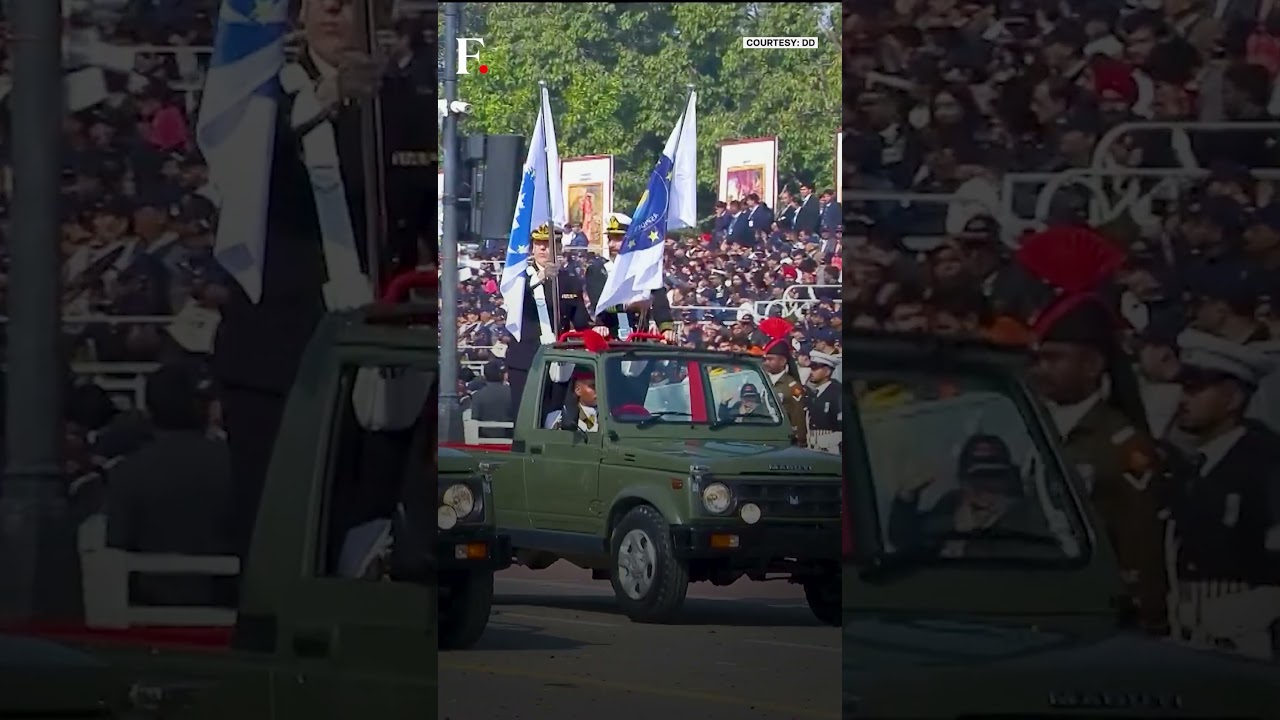 India: European Union Contingent Participates In Republic Day Parade | Subscribe to Firstpost | N18G
