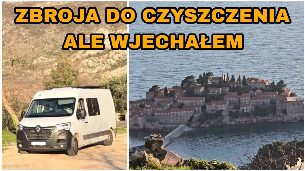 To auto nie nadaje się do takich podjazdów. Czarnogórskie przygody.