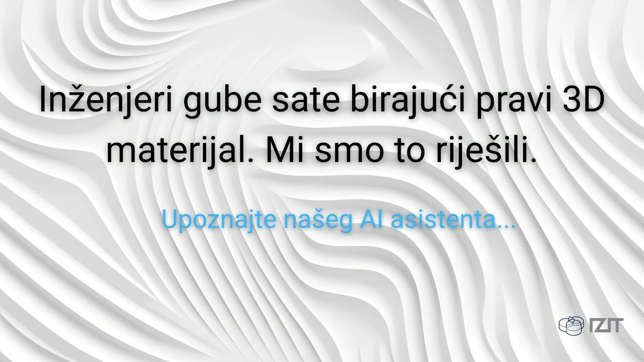 Kako odabrati pravi 3D print materijal – uz pomoć AI