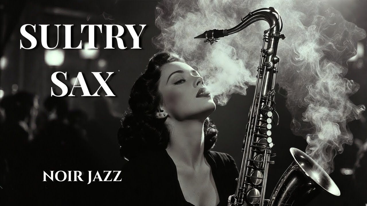 Sultry Saxophone for a Rainy Night in a 1940s Bar | Dark Jazz Noir