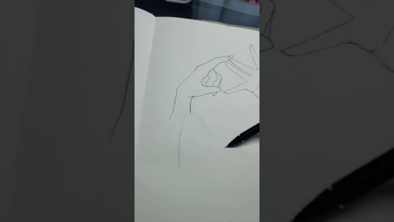 Hand Practice #sketching #art #shorts