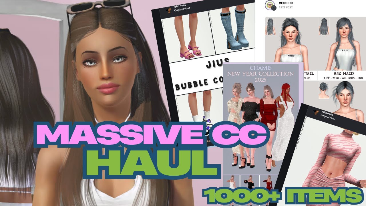 MASSIVE SIMS 3 CC HAUL 1000+ ITEMS + LINKS!!