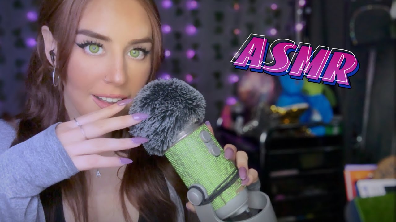 ASMR ✨ Clicky tapping & dry mouth sounds (looped once with echo added) for TINGLES ✨