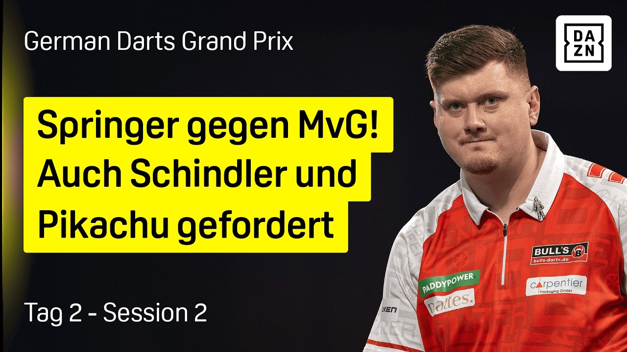German Darts Grand Prix | Tag 2 - Session 2 | DAZN Highlights