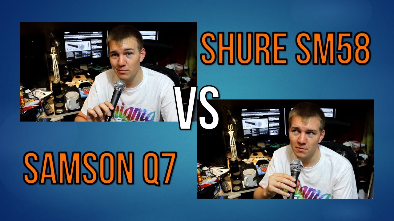 Shure SM58 vs Samson Q7 (SAQ7)